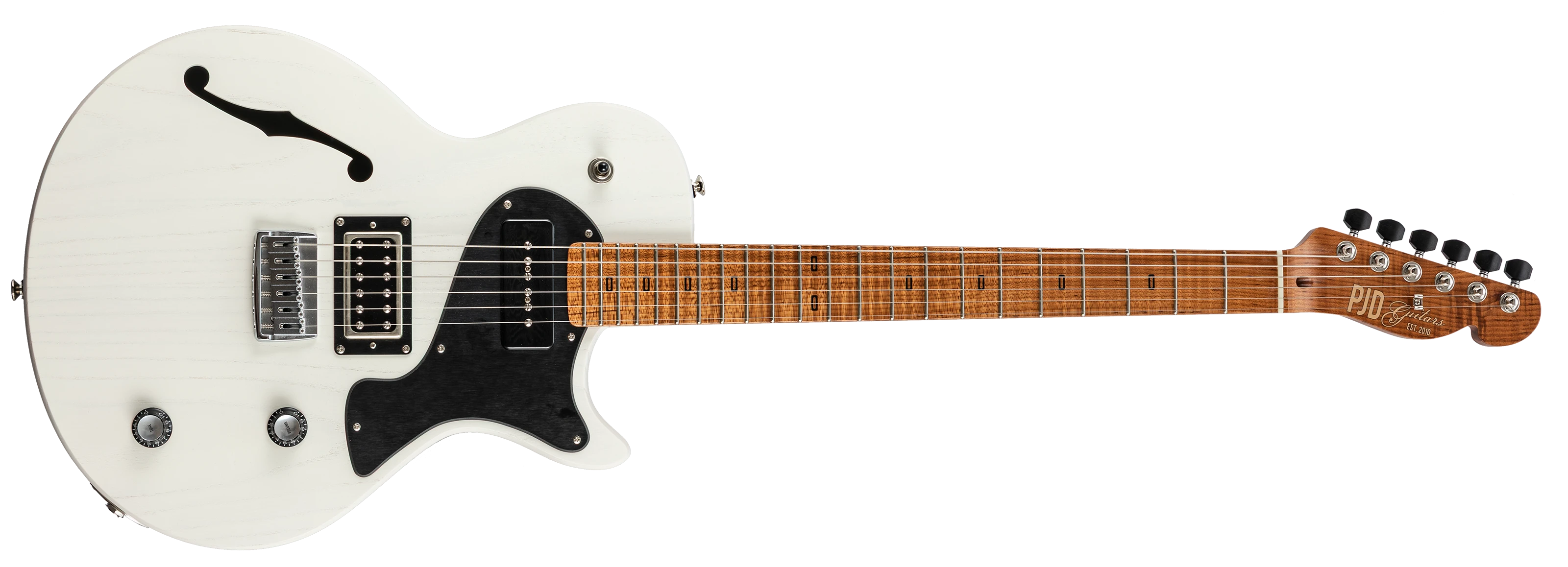 PJD Guitars Carey Classic 15th Anniversary F-Hole cream soda